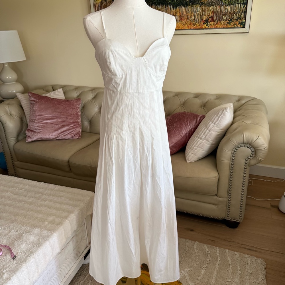 Zara Strapless White Dress